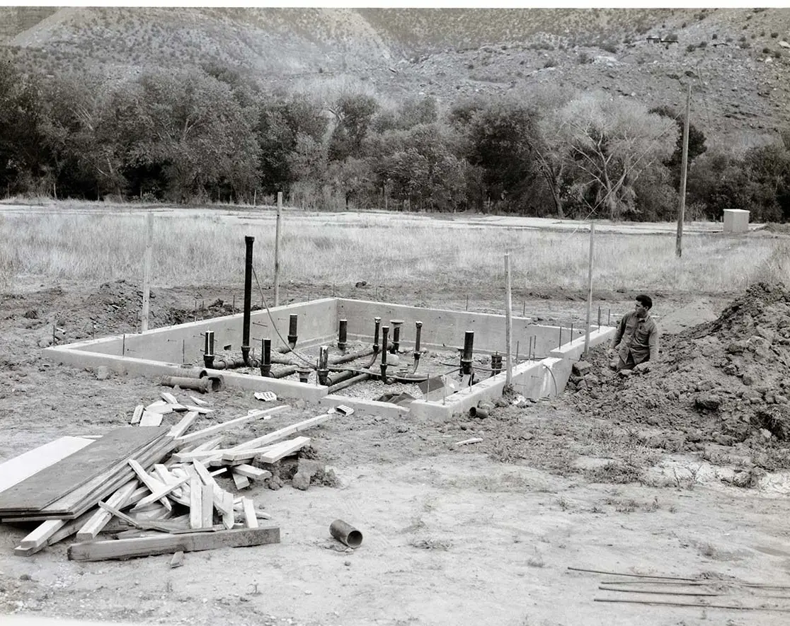 Rough-in plumbing during construction