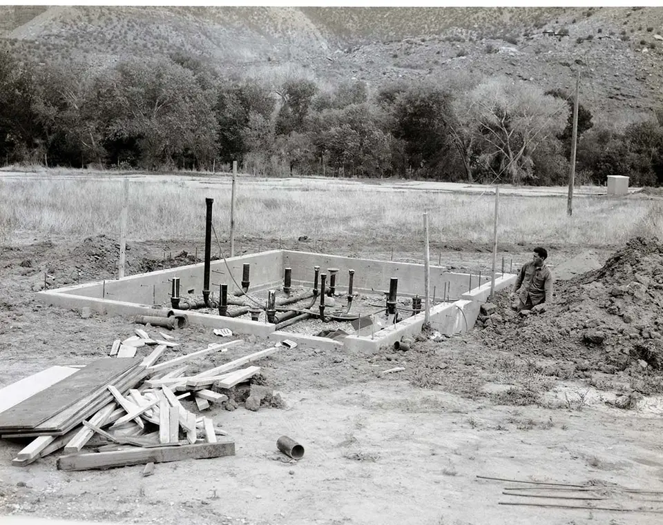 Rough-in plumbing during construction